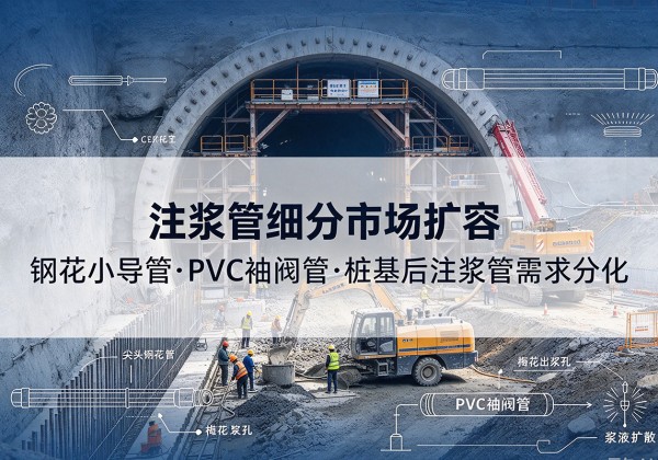 勉县注浆管细分市场扩容，隧道钢花小导管、PVC 袖阀管、桩基后注浆管需求分化